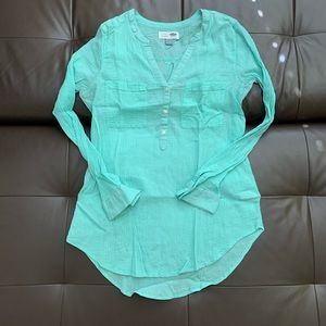 Crepe Long Sleeve Shirt